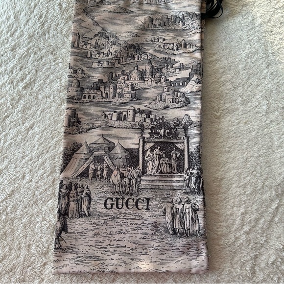 NIB Authentic Gucci Limited Edition Point Toe Leather Pump Vintage Green 36.5 - Picture 8 of 8